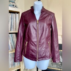 Kenneth Cole New York Rich Burgundy Jacket